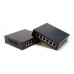 OHZ-POE-4 百兆4口+2百兆網路電源轉換器 百兆4口POE+2百兆網口POE交換機 (內置電源) 監控專用網線智慧交換器poe 供電交換式集線器 網路交換機